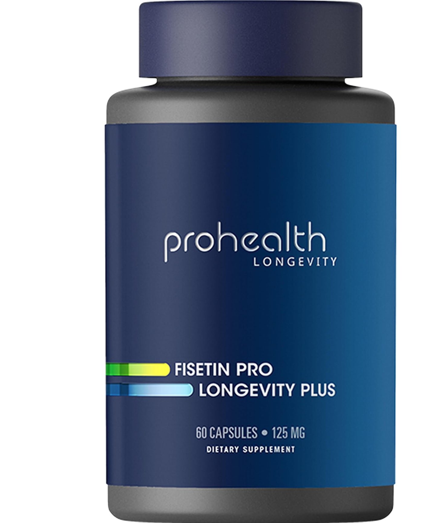 ProHealth Fisetin Supplements – 15X Better Absorption from Polyphenol Blend + MCT Oil | 125mg x 60 Servings