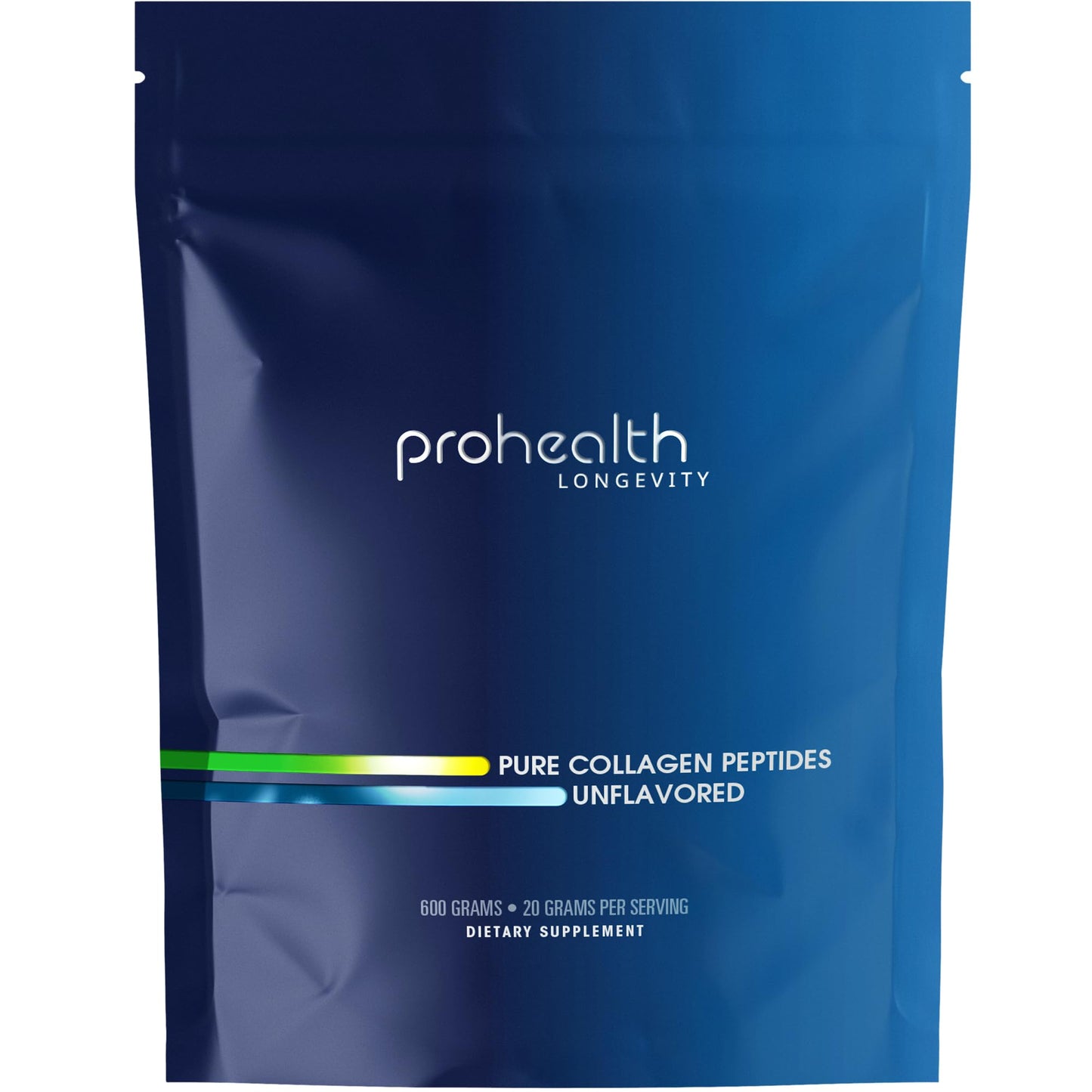 ProHealth Pure Collagen Peptides Powder, 600 Grams | Supports Hair, Nail, Skin, Bone, Joint Health, and Longevity | Grass-Fed, Pasture-Raised | Zero Sugar, Unflavored | Third-Party Tested