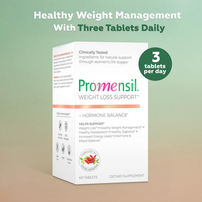 Promensil Weight Loss Support – Berberine 1500mg for Women | EGCG Green Tea & Hormone Balance