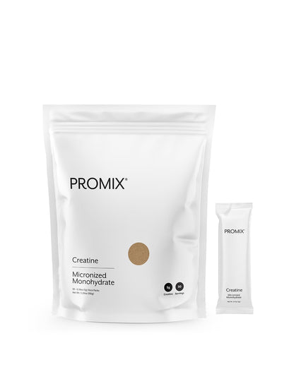ProMix Nutrition Creatine Monohydrate Travel Packs – 5g Micronized Creatine, 30 Servings, Vegan