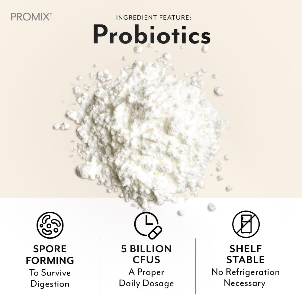 ProMix Nutrition Debloat: Prebiotics & Probiotics for Bloating Relief (White Peach) - 30 Servings