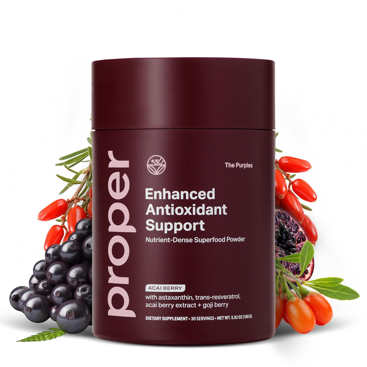Proper The Purples Nutrient-Dense Superfood Powder – Antioxidant & Cellular Support