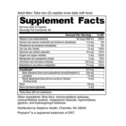 Super Beta Prostate Advanced Prostate Supplement for Men – Beta Sitosterol (Not Saw Palmetto) – 60 Caplets