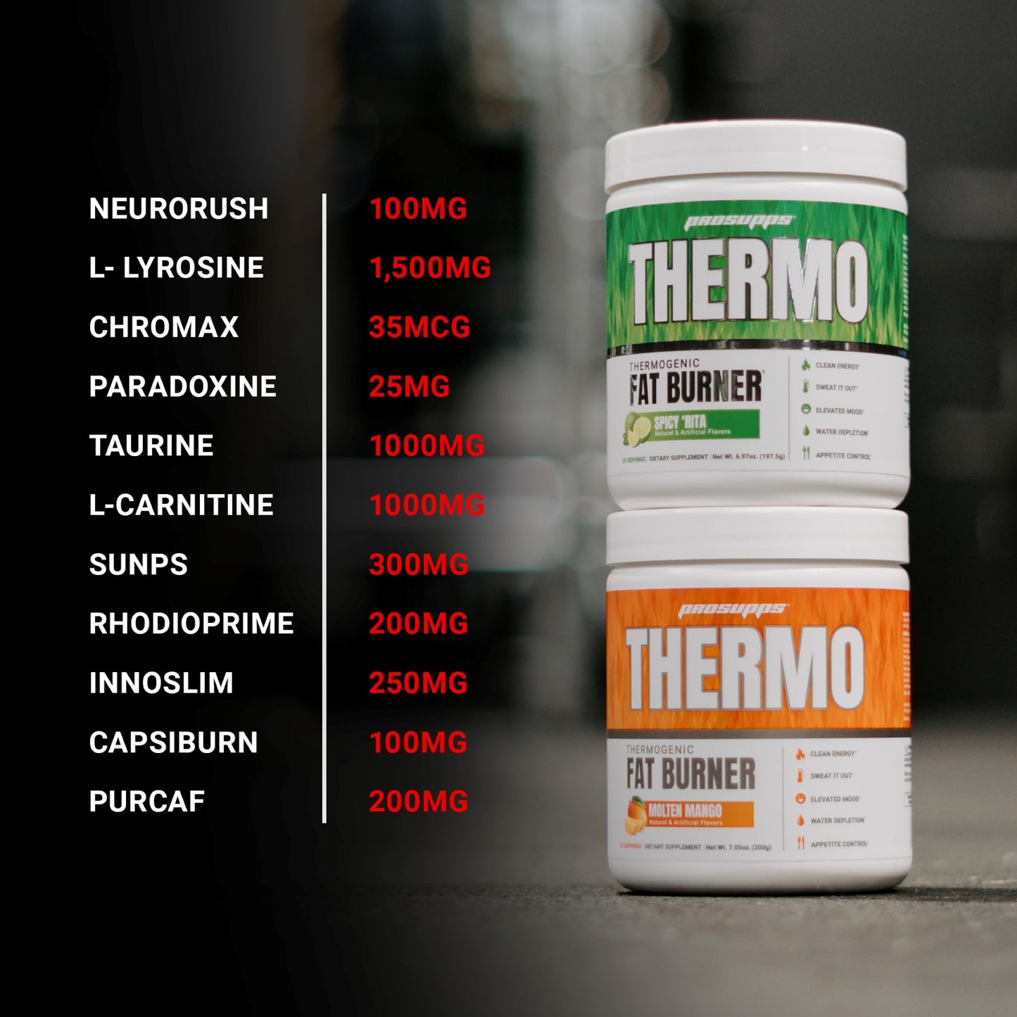 PROSUPPS Thermogenic Fat Burner Powder Molten Mango – Metabolism & Energy Booster