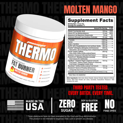 PROSUPPS Thermogenic Fat Burner Powder Molten Mango – Metabolism & Energy Booster