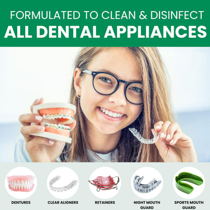 Protech Denture Cleaner Foils – 7g (3-Month Supply) for Dentures & Retainers
