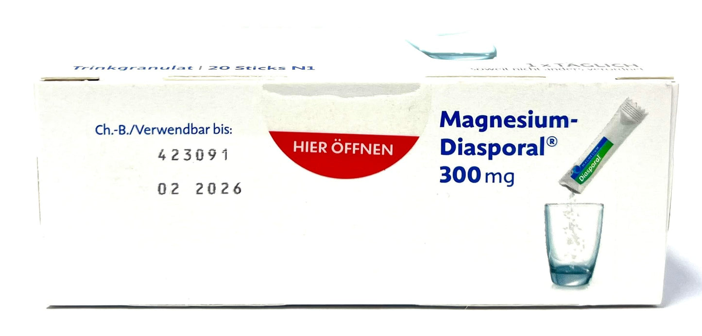 Protina Magnesium Diasporal 300 mg Granules for Oral Solution | Fast-Acting Biocompatible Magnesium