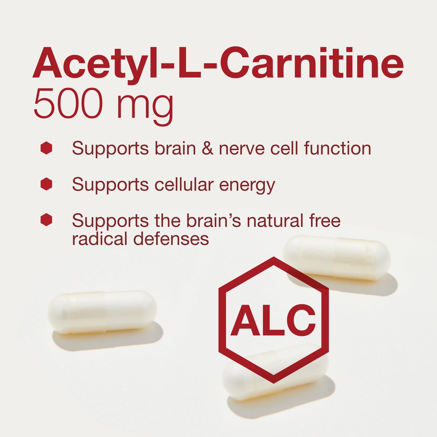 Protocol Acetyl-L-Carnitine 500mg – Energy, Nerve & Brain Support – 100 Veg Caps
