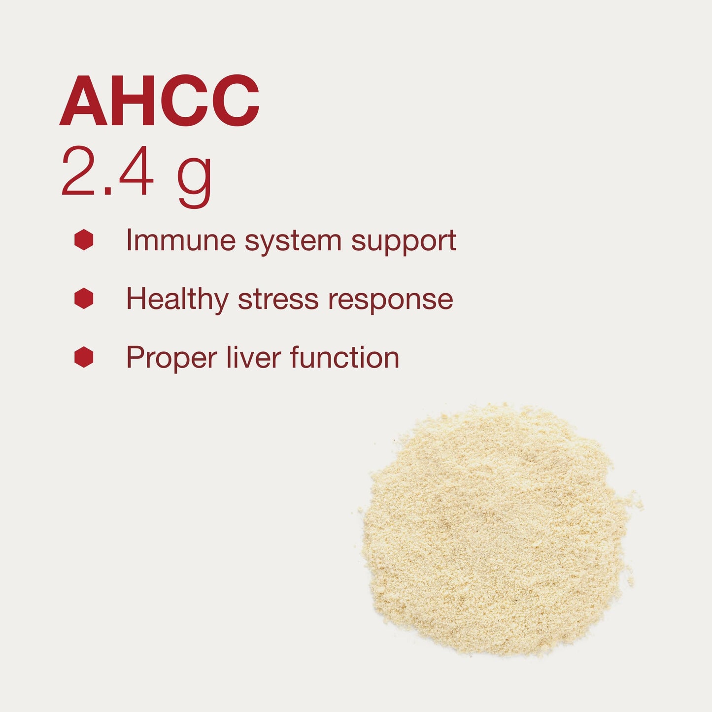 Protocol AHCC Powder – Liver & Immune Support (Mushroom Mycelia Extract, Vegan, Dairy Free) – 2 oz