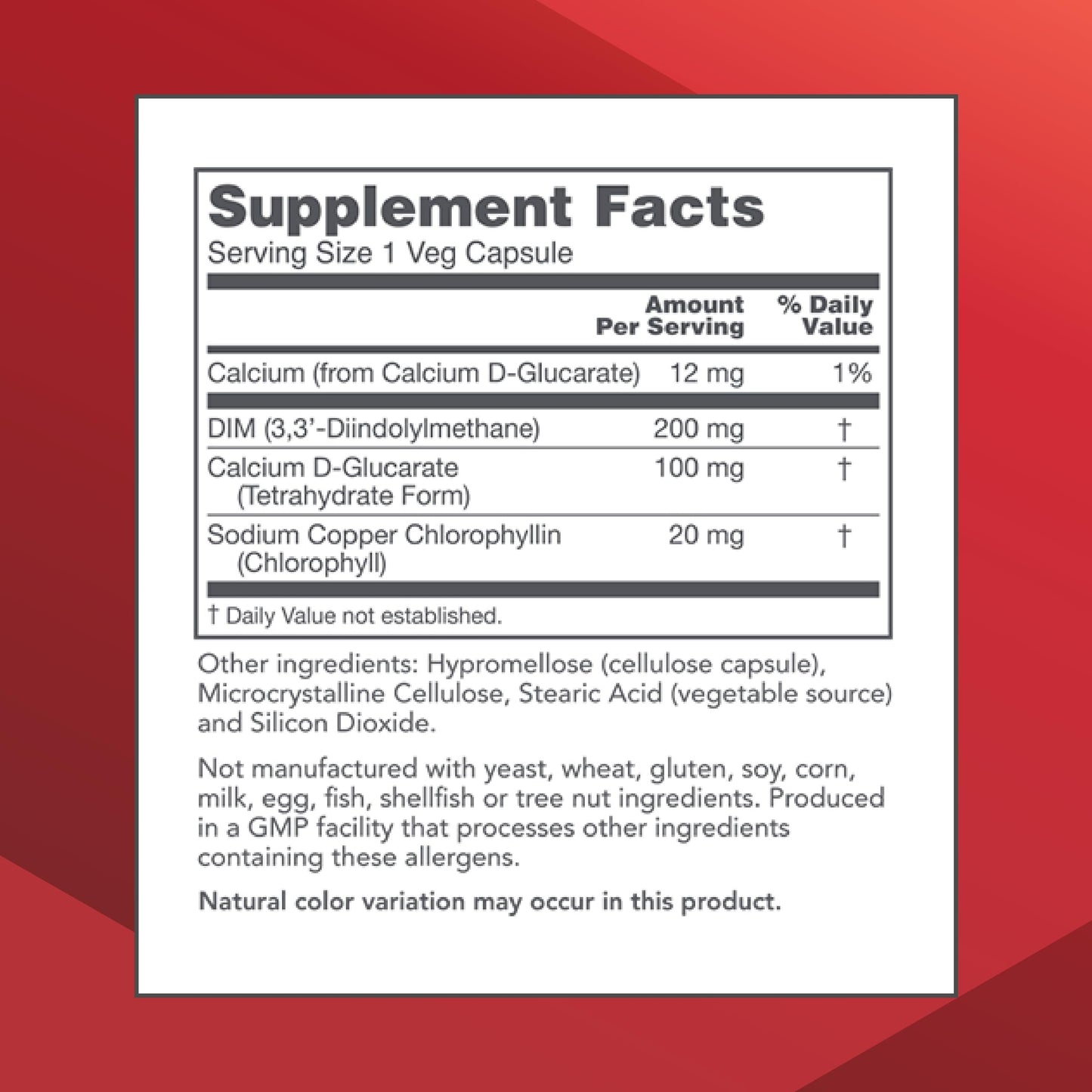 PROTOCOL FOR LIFE BALANCE DIM 200 Plus CDG - 200mg Calcium & DIM Supplement - 90 Veg Caps | Non-GMO & Kosher