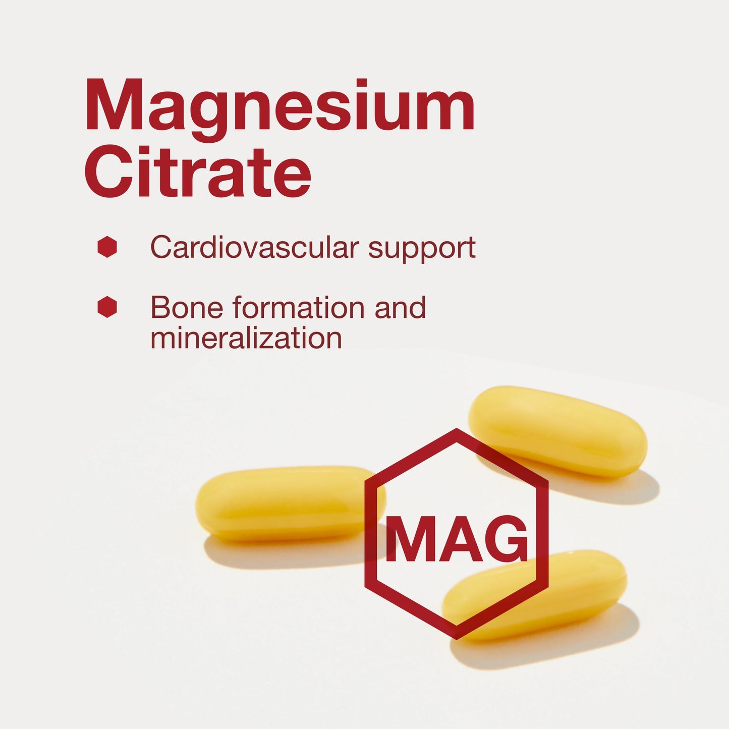 Magnesium Citrate Plus Glycinate & Malate — 400 mg Mg per Serving | 180 Softgels
