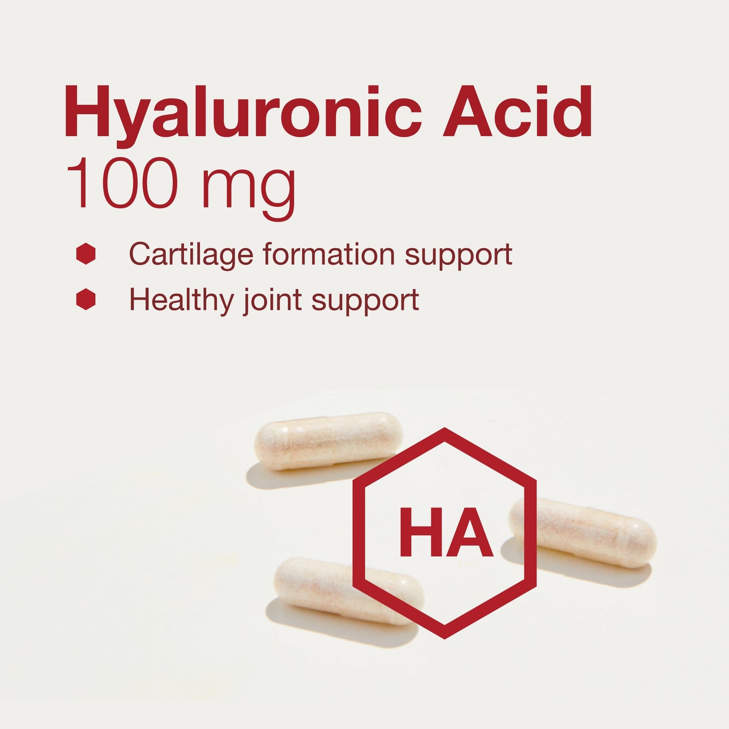 Protocol For Life Balance Hyaluronic Acid 100mg – Skin, Joint & Eye Support | 60 Veg Caps | Non-GMO & Kosher