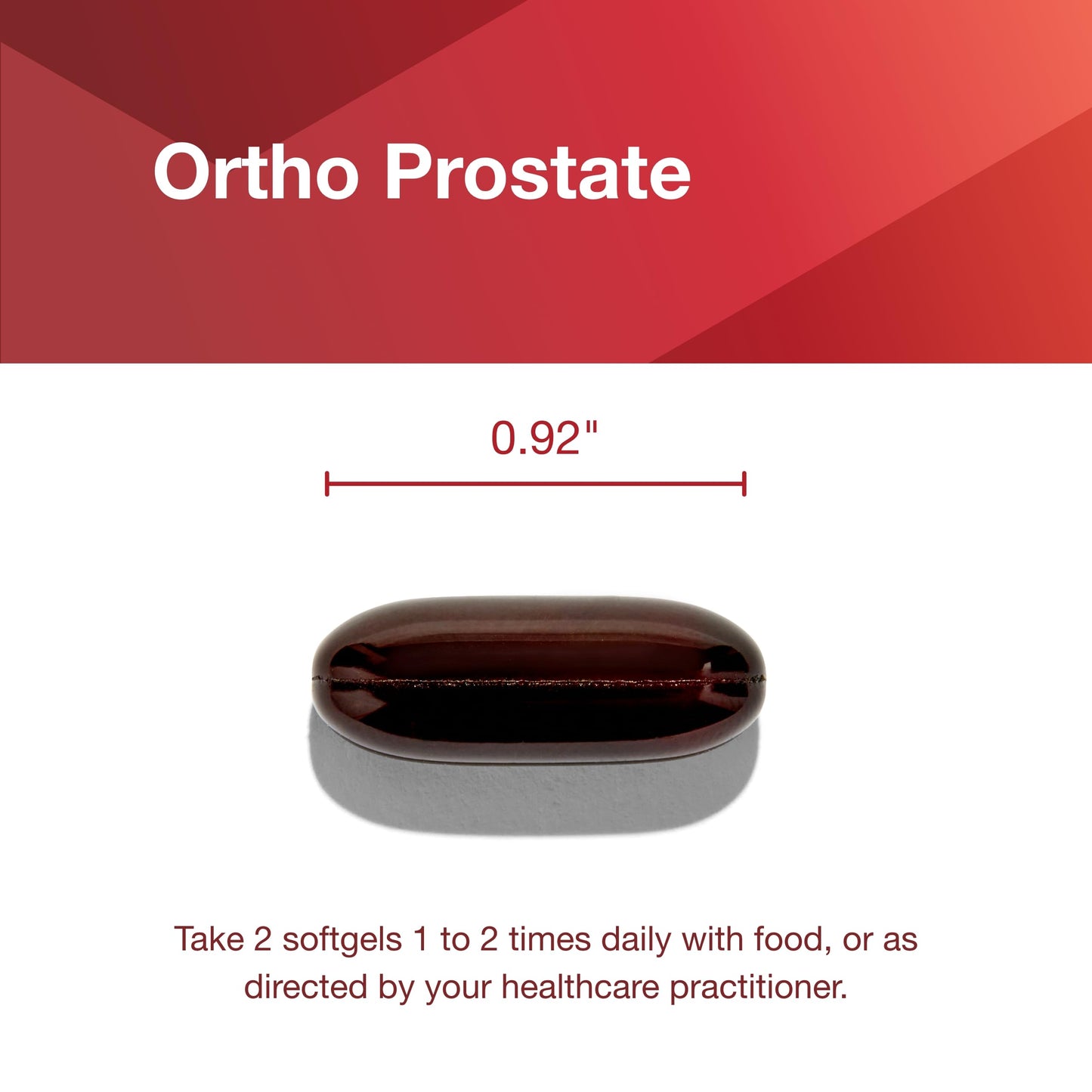 Protocol Ortho Prostate - Men's Prostate Health Supplement* - with Saw Palmetto Extract, Stinging Nettle Extract & Zinc Gluconate - 90 Softgels