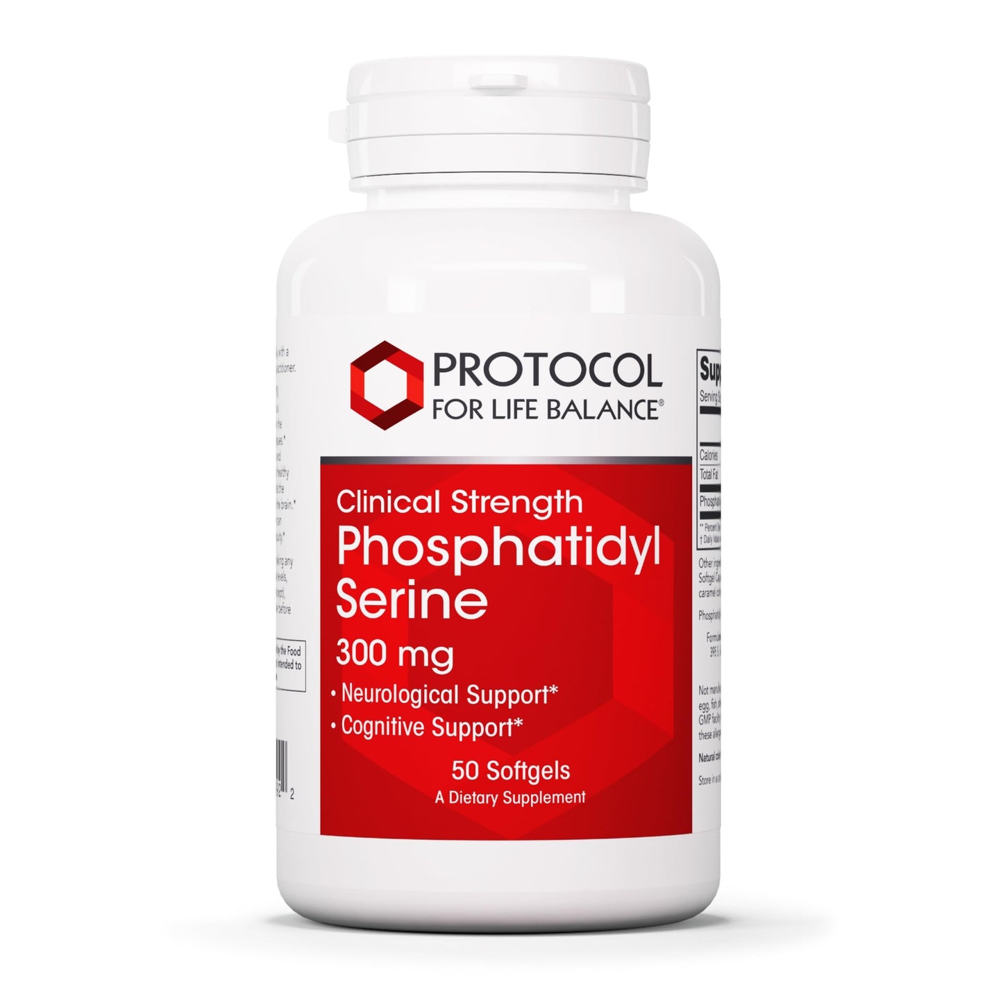 Protocol Phosphatidylserine 300mg – Brain Function & Memory Support | 50 Softgels