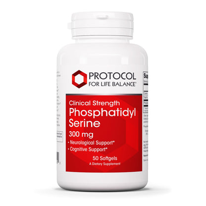 Protocol Phosphatidylserine 300mg – Brain Function & Memory Support | 50 Softgels