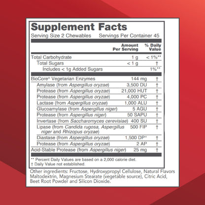 Protozymes Digestive Enzymes – Protocol For Life Balance – 90 Chewables