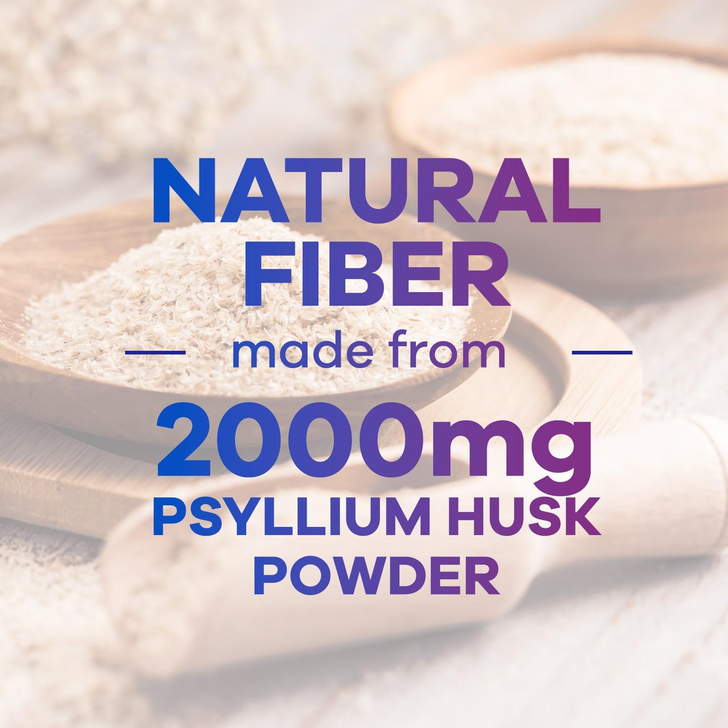 Psyllium Husk Fiber 1500mg – Vegan Prebiotic, Soluble Fiber for Digestive Health | 60 Capsules