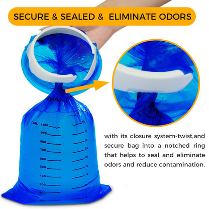 PukeBag Vomit Bags Disposable 1000ml – Leak-Resistant Emesis Bags for Travel