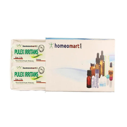 Pulex Irritans Homeopathy Pellets 200C Potency – Pack of 2 | Homeomart