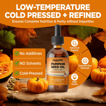 Pumpkin Seed Oil DHT Blocker for Hair Growth — Organic, 2 fl oz