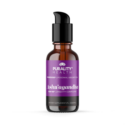 PURALITY HEALTH Ashwagandha Liposomal Liquid - KSM-66, 2 fl oz, Chai