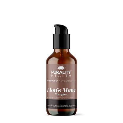 PURALITY HEALTH Lion's Mane Complex - Nano Liposomal Brain Support