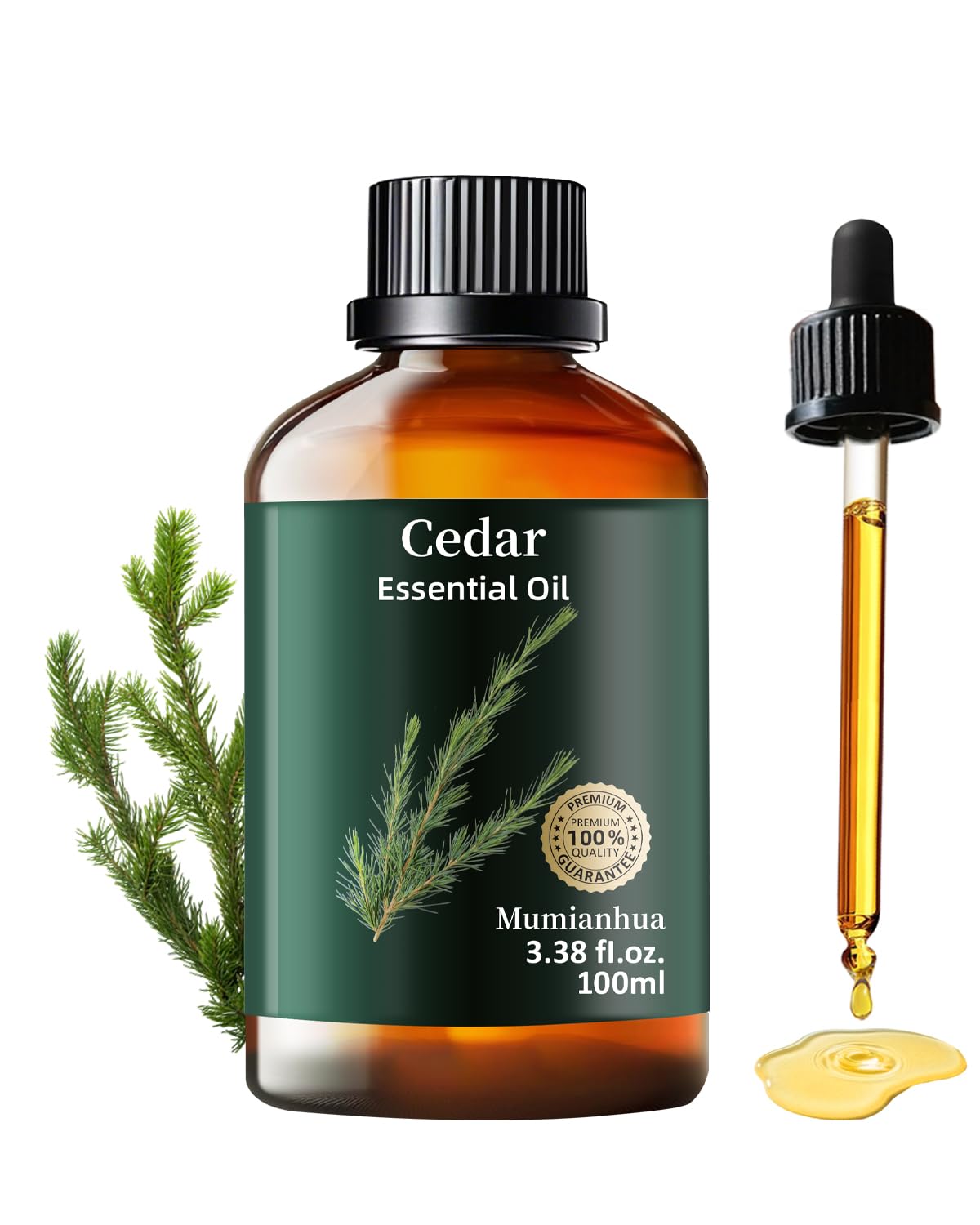 Cedarwood Essential Oil for Bedtime & Pillow Mist – Relaxation & Aromatherapy (3.38 Fl Oz)