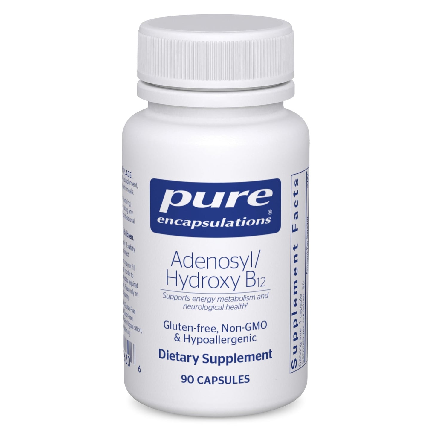 Pure Encapsulations Adenosyl/Hydroxy B12 90 Caps — Energy & Brain Support