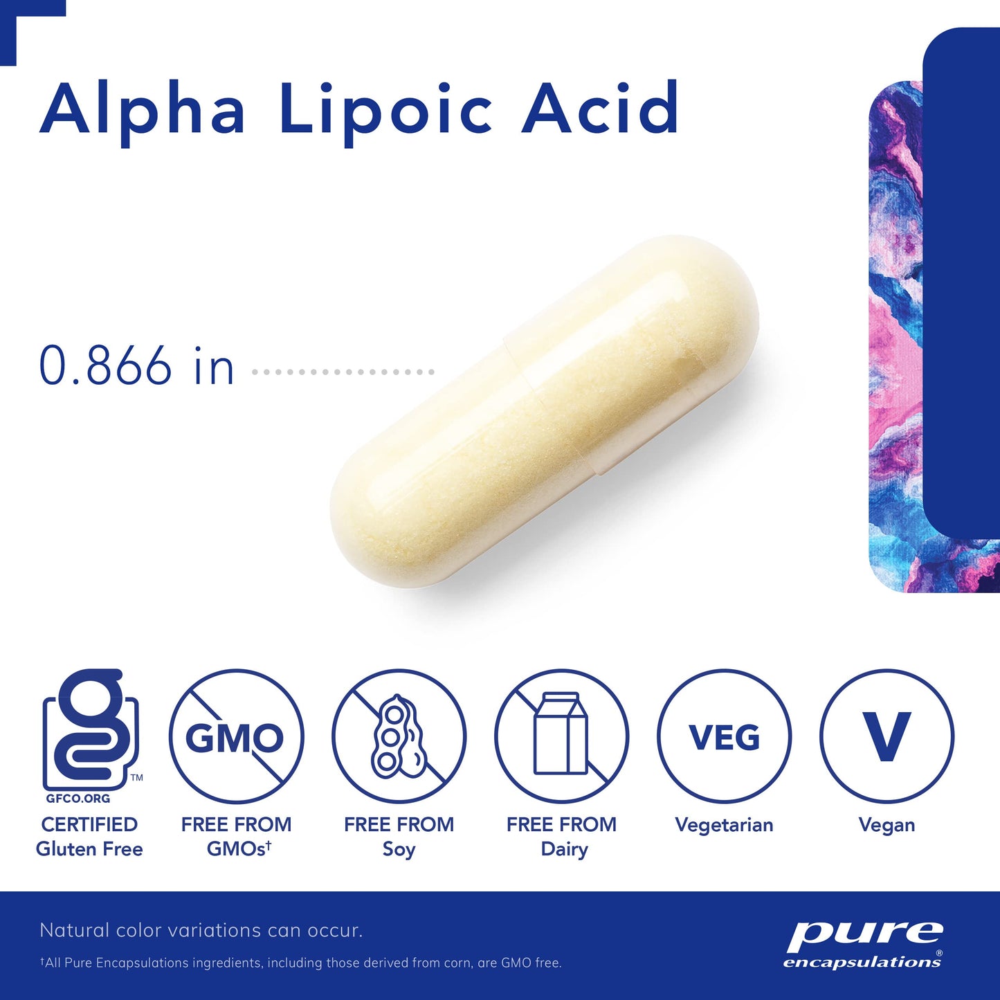Pure Encapsulations Alpha Lipoic Acid 400 mg | 60 Capsules | Antioxidant Support, Nerve & Cardiovascular Health, Carbohydrate Metabolism