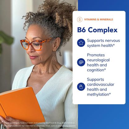 Pure Encapsulations B6 Complex — Brain & Nervous System Support (60 Capsules)