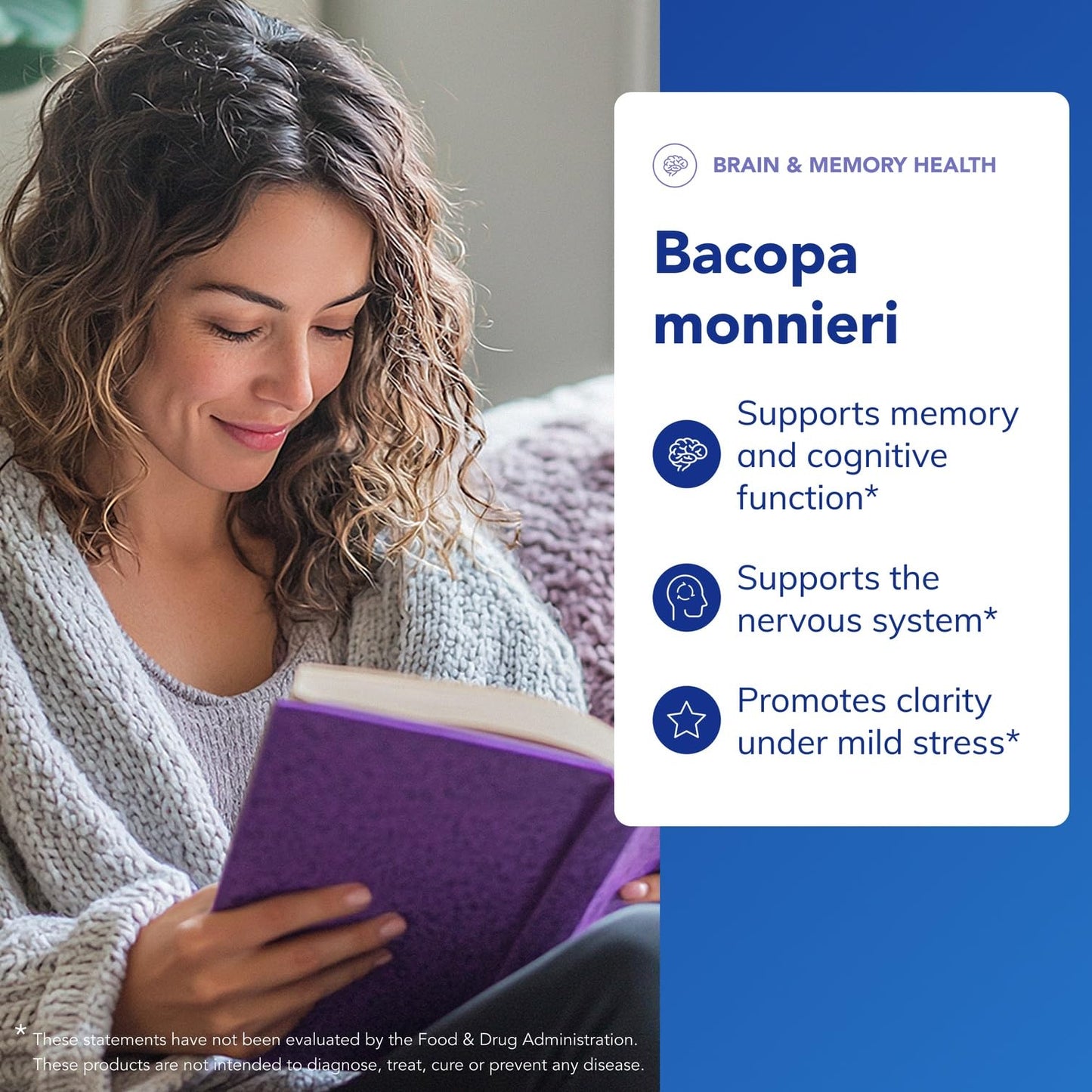 Pure Encapsulations Bacopa Monnieri | Brain Support, Memory & Focus | 180 Capsules
