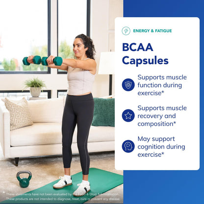 Pure Encapsulations BCAA Capsules - Hypoallergenic Muscle Support | 90 Capsules