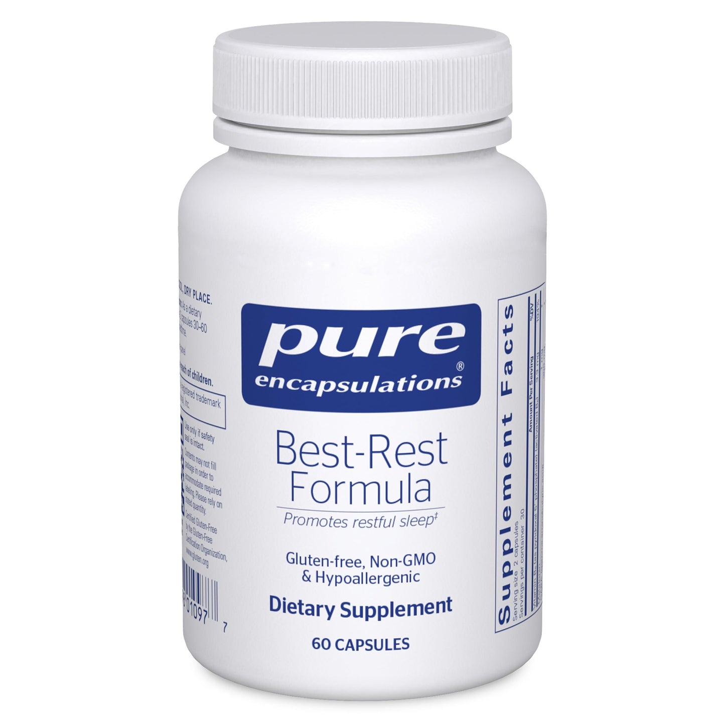 Pure Encapsulations Best-Rest Formula | Restful Sleep & Relaxation | 60 Caps