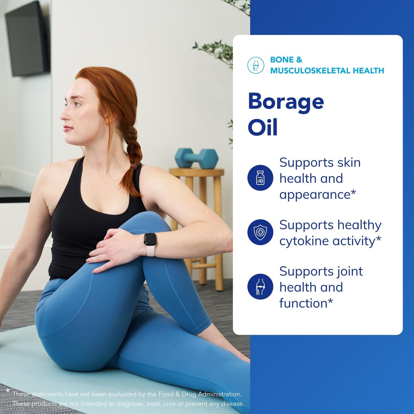 Pure Encapsulations Borage Oil - Hypoallergenic Dietary Supplement - 60 Softgel Capsules