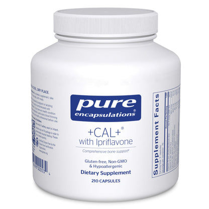 Pure Encapsulations +Cal+ with Ipriflavon – Skeletal Support Calcium & Mineral Supplement | 210 Capsules