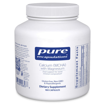 Calcium MCHA with Magnesium | Bone Support | 180 Capsules
