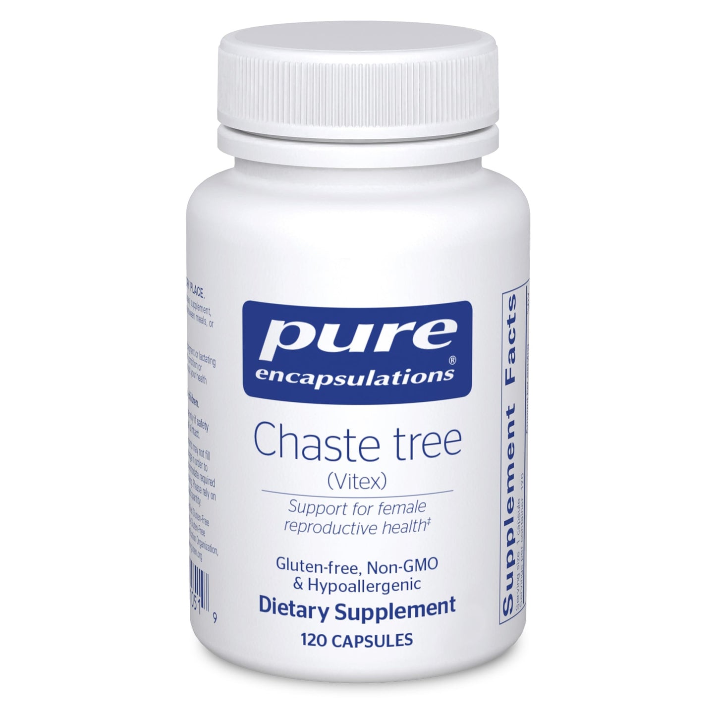 Pure Encapsulations Chaste Tree (Vitex) – Hormone Support & Menstrual Regularity, 120 Capsules