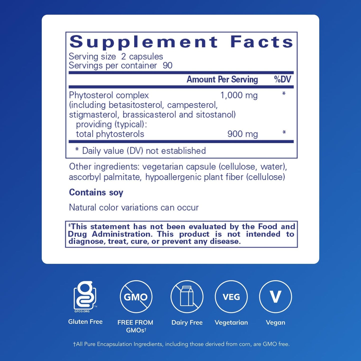 Pure Encapsulations CholestePure – Phytosterol Complex for Healthy Lipid Metabolism | 180 Capsules