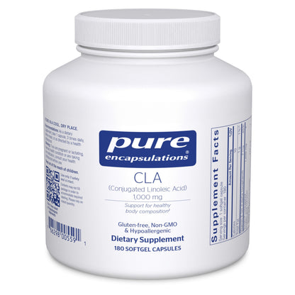 Pure Encapsulations CLA (Conjugated Linoleic Acid) 1,000 mg | Supports Healthy Body Composition with Exercise | 180 Softgel Capsules