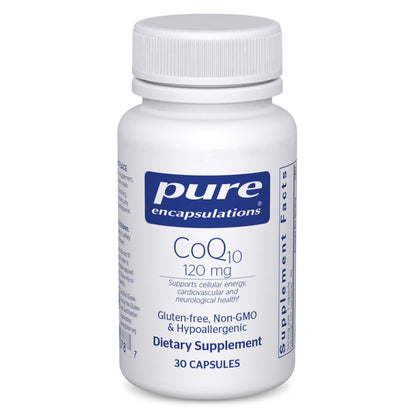 Pure Encapsulations CoQ10 120 mg – Coenzyme Q10 for Heart Health, Energy & Antioxidant Support, 30 Capsules