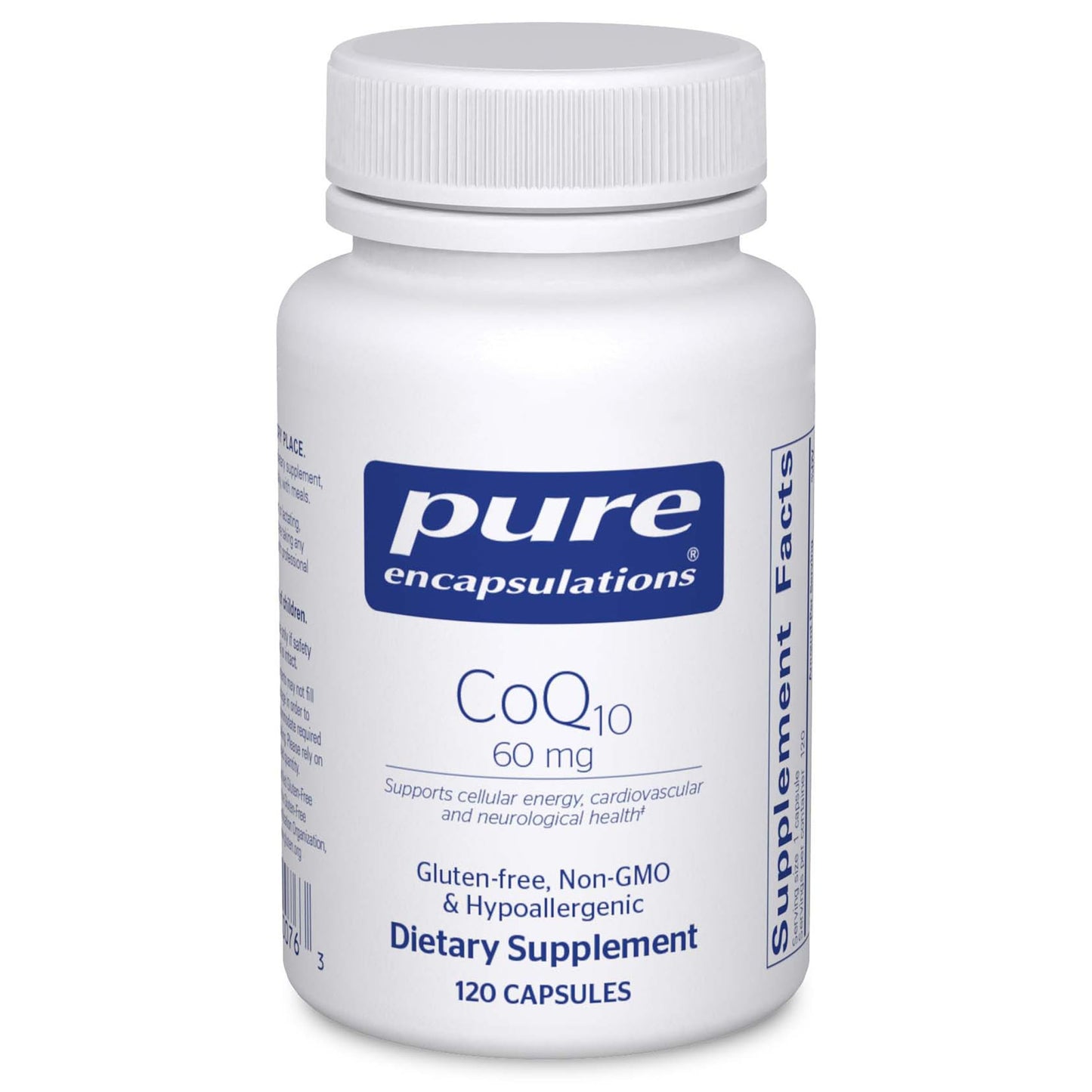 Pure Encapsulations CoQ10 60 mg — Energy, Brain & Heart Support | 120 Capsules