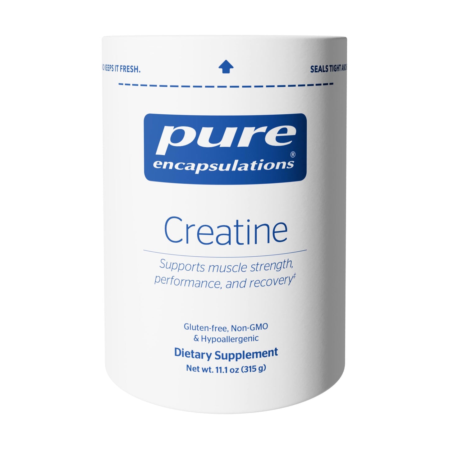 Pure Encapsulations Creatine – Muscle Strength & Recovery (315 g, 60 Servings)