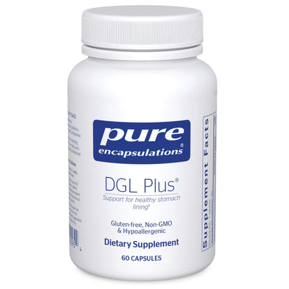 Pure Encapsulations DGL Plus – Gut Health Supplement | 60 Capsules