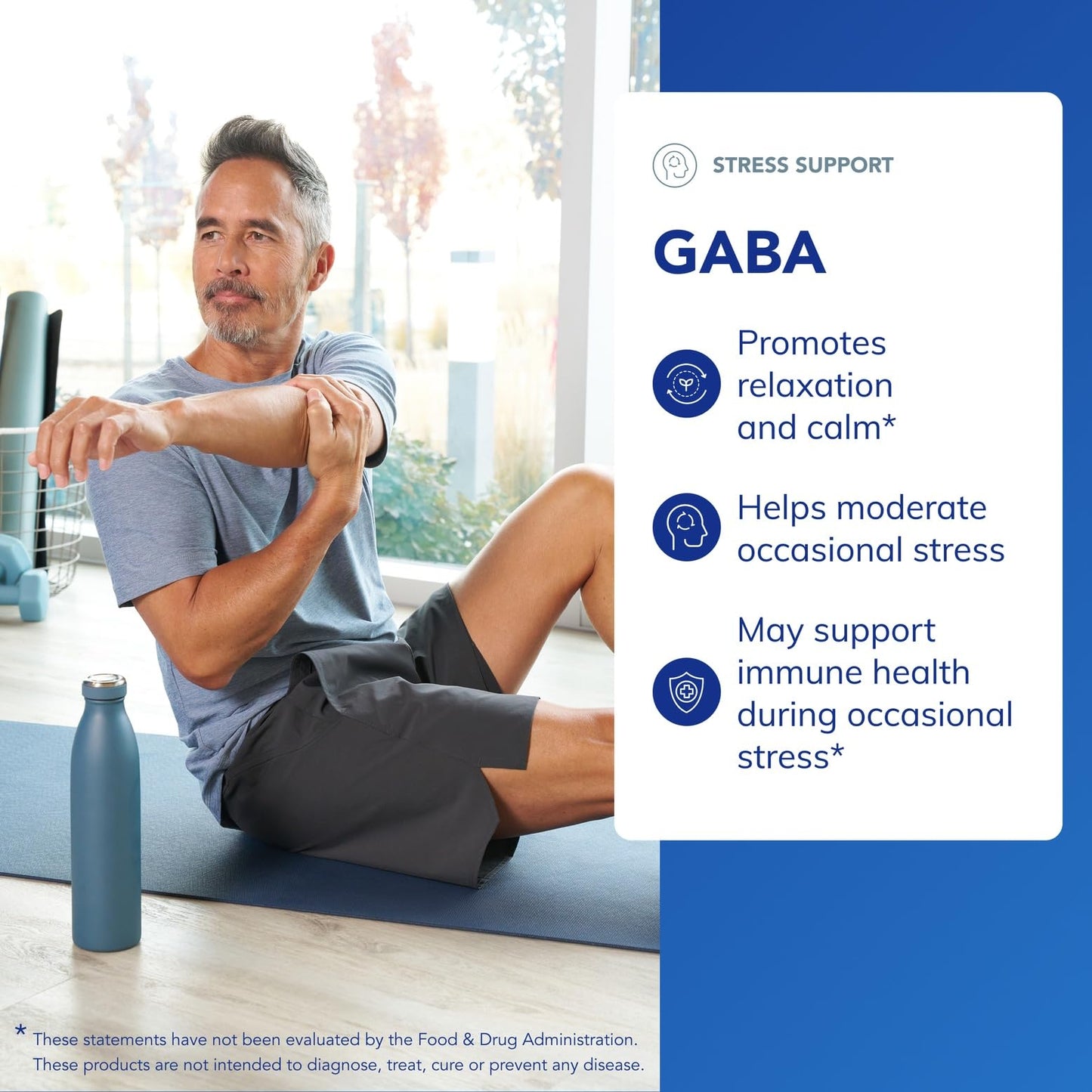 Pure Encapsulations GABA – Relaxation & Stress Support, 120 Capsules