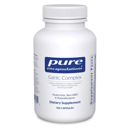 Pure Encapsulations Garlic Complex – Antioxidant, Immune & Cardiovascular Support | 120 Capsules