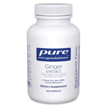 Pure Encapsulations Ginger Extract | Digestive, Cardiovascular & Musculoskeletal Support | 120 Capsules