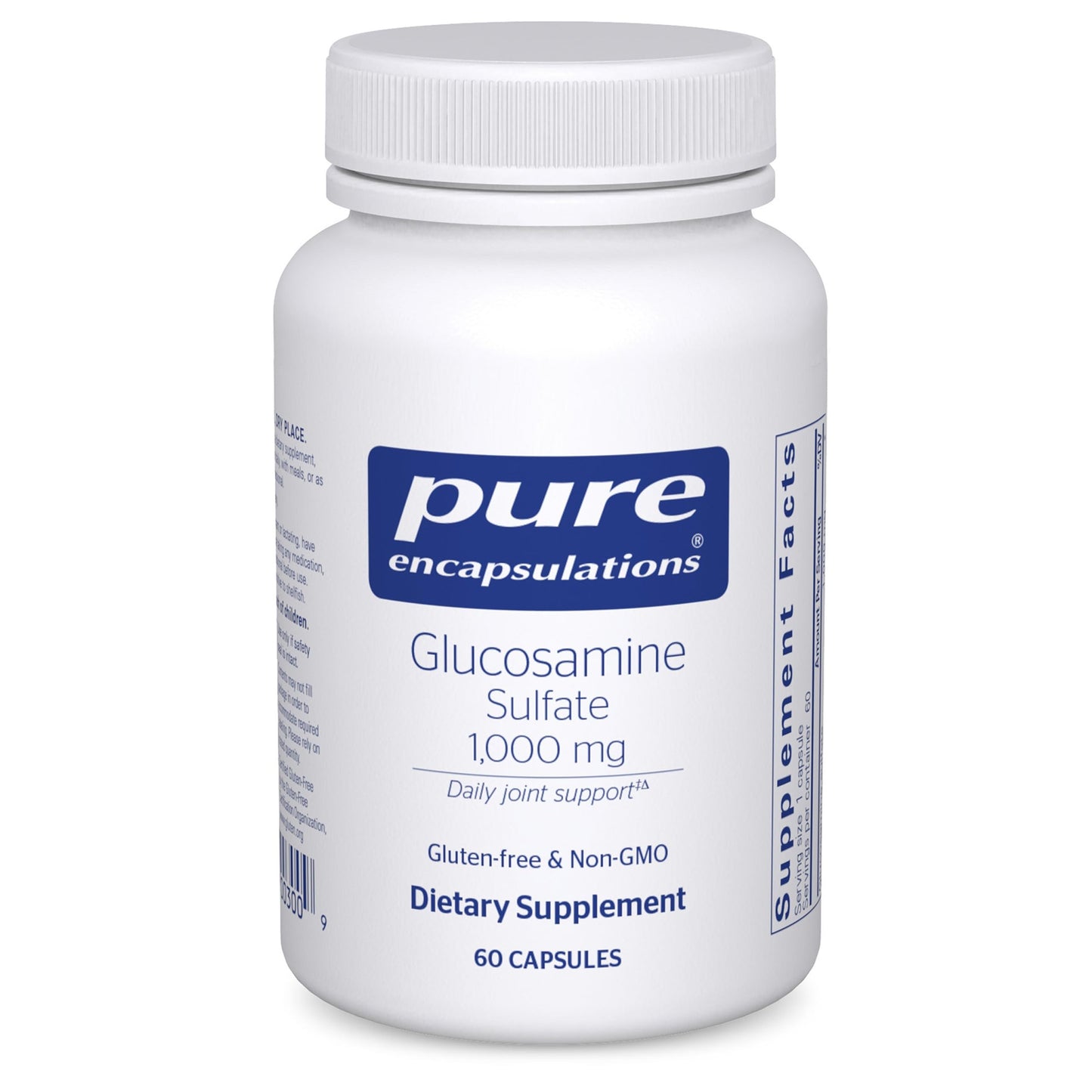 Pure Encapsulations Glucosamine Sulfate 1000 mg | Joint Support, Cartilage Health & Connective Tissue | 60 Capsules