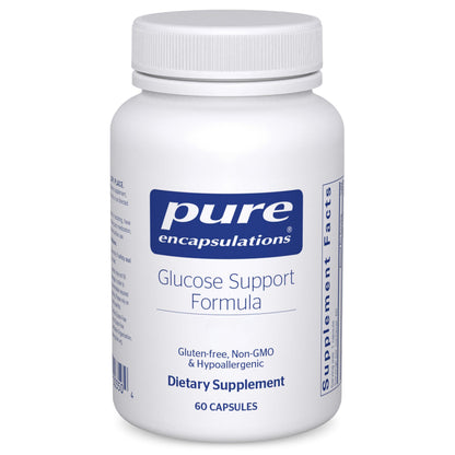 Pure Encapsulations Glucose Support Formula | Hypoallergenic Supplement Supports Healthy Pancreas Function and Carbohydrate Metabolism | 60 Capsules