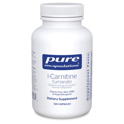 Pure Encapsulations L-Carnitine Fumarate | Hypoallergenic Energy Support, 120 Capsules