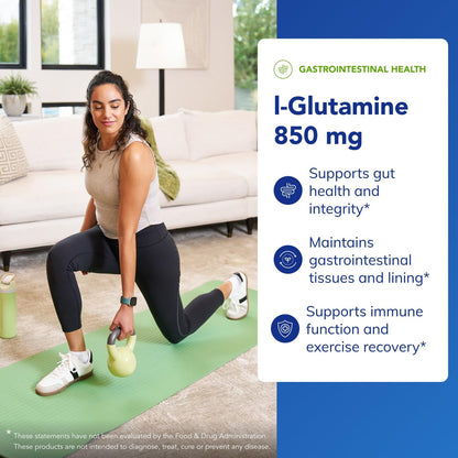 Pure Encapsulations L-Glutamine 850 mg | Immune & Digestive Support | 90 Caps